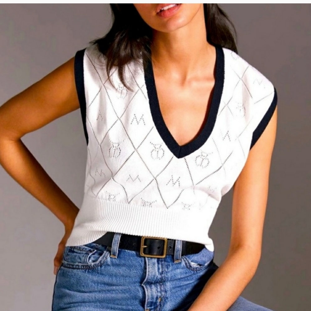 Anthro | sweater vest
